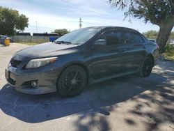 Vehiculos salvage en venta de Copart Orlando, FL: 2009 Toyota Corolla Base