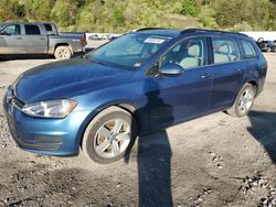 Salvage cars for sale at Hurricane, WV auction: 2015 Volkswagen Golf Sportwagen TDI S