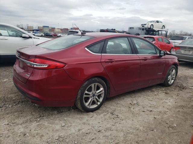 2018 Ford Fusion SE Hybrid