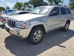 Salvage cars for sale at Riverview, FL auction: 2007 Jeep Grand Cherokee Limited