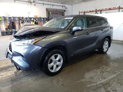 Salvage cars for sale at Candia, NH auction: 2020 Toyota Highlander Hybrid LE