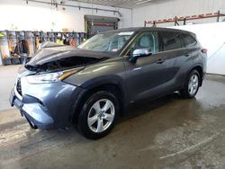 Toyota Highlander Hybrid le salvage cars for sale: 2020 Toyota Highlander Hybrid LE