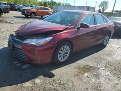 Salvage cars for sale at Cahokia Heights, IL auction: 2017 Toyota Camry LE