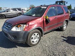 Salvage cars for sale at Eugene, OR auction: 2005 Honda CR-V LX