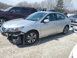 Salvage cars for sale from Copart North Billerica, MA: 2015 Honda Accord LX
