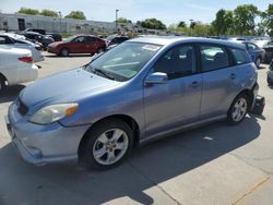 Salvage cars for sale from Copart Sacramento, CA: 2008 Toyota Corolla Matrix XR
