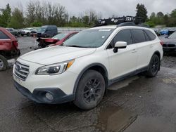 Subaru salvage cars for sale: 2015 Subaru Outback 2.5I Premium