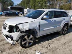 Salvage cars for sale at Seaford, DE auction: 2014 Jeep Grand Cherokee Overland