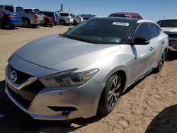 Nissan Maxima 3.5s salvage cars for sale: 2016 Nissan Maxima 3.5S