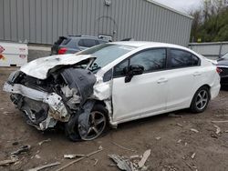 Salvage cars for sale from Copart West Mifflin, PA: 2015 Honda Civic SE