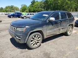 Jeep salvage cars for sale: 2017 Jeep Grand Cherokee Limited