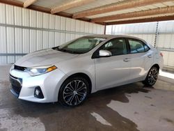 Salvage cars for sale from Copart Andrews, TX: 2014 Toyota Corolla L