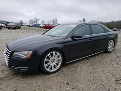 Salvage cars for sale from Copart West Warren, MA: 2013 Audi A8 L Quattro