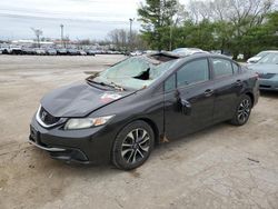 Salvage cars for sale from Copart Lexington, KY: 2013 Honda Civic EX