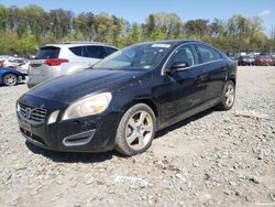 Salvage cars for sale at Waldorf, MD auction: 2012 Volvo S60 T5