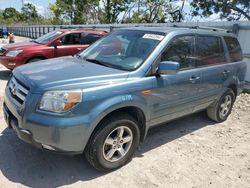 Honda Pilot ex salvage cars for sale: 2006 Honda Pilot EX