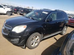 Salvage cars for sale at Brighton, CO auction: 2015 Chevrolet Equinox LT