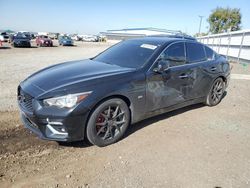 Salvage cars for sale at San Diego, CA auction: 2020 Infiniti Q50 Pure