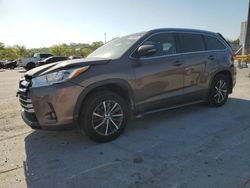 Salvage cars for sale at Lebanon, TN auction: 2018 Toyota Highlander SE