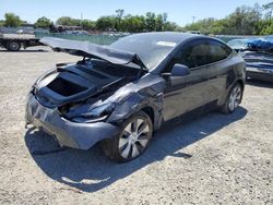 Salvage cars for sale at Riverview, FL auction: 2024 Tesla Model Y