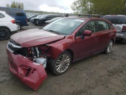Salvage cars for sale from Copart Arlington, WA: 2012 Subaru Impreza Premium