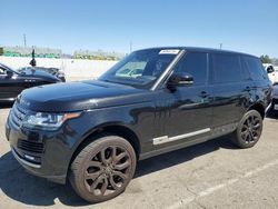 Salvage cars for sale at Van Nuys, CA auction: 2016 Land Rover Range Rover Supercharged
