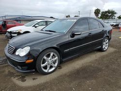 Salvage cars for sale at San Diego, CA auction: 2007 Mercedes-Benz C 230