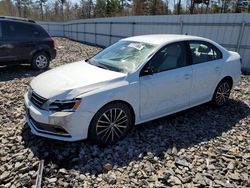 Salvage cars for sale at Windham, ME auction: 2016 Volkswagen Jetta Sport