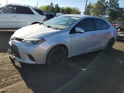 Salvage cars for sale from Copart Denver, CO: 2015 Toyota Corolla L