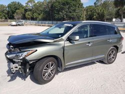 Vehiculos salvage en venta de Copart Fort Pierce, FL: 2017 Infiniti QX60