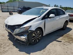 Salvage cars for sale at Hampton, VA auction: 2013 Honda Civic EX