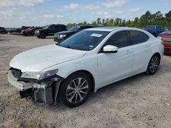 Salvage cars for sale at Houston, TX auction: 2015 Acura TLX