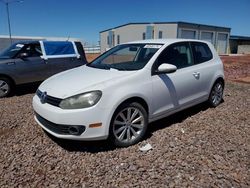 Salvage cars for sale from Copart Phoenix, AZ: 2012 Volkswagen Golf