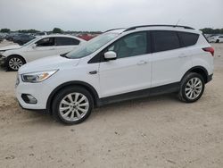 Salvage cars for sale from Copart San Antonio, TX: 2019 Ford Escape SEL
