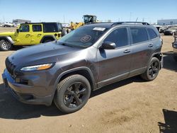 Salvage cars for sale at Brighton, CO auction: 2015 Jeep Cherokee Latitude
