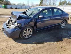 Salvage cars for sale from Copart Ontario Auction, ON: 2007 Honda Civic LX
