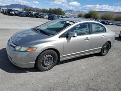Salvage cars for sale at Las Vegas, NV auction: 2006 Honda Civic LX