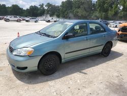 Salvage cars for sale from Copart Ocala, FL: 2006 Toyota Corolla CE