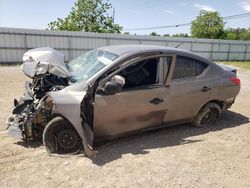 Salvage cars for sale at Houston, TX auction: 2015 Nissan Versa S