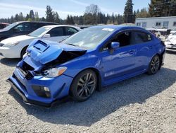 Salvage cars for sale at Graham, WA auction: 2017 Subaru WRX Premium