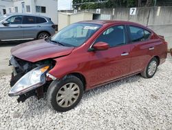 Nissan salvage cars for sale: 2019 Nissan Versa S