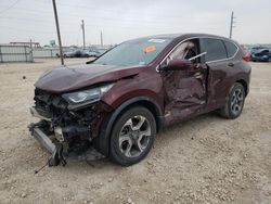 Salvage cars for sale at Temple, TX auction: 2018 Honda CR-V EX