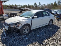 Salvage cars for sale at Windham, ME auction: 2013 Volkswagen Passat S