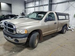 Salvage cars for sale at Ham Lake, MN auction: 2005 Dodge RAM 1500 ST