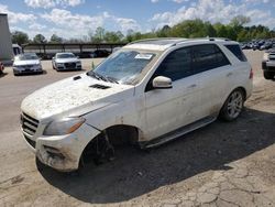 Mercedes-Benz salvage cars for sale: 2014 Mercedes-Benz ML 350 4matic