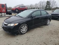 Salvage cars for sale at North Billerica, MA auction: 2009 Honda Civic LX
