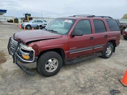 Chevrolet salvage cars for sale: 2002 Chevrolet Tahoe K1500