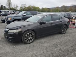 Acura salvage cars for sale: 2015 Acura TLX Tech