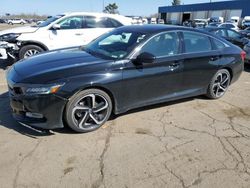 Salvage cars for sale at Woodhaven, MI auction: 2020 Honda Accord Sport