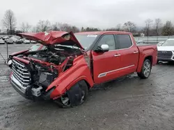 Salvage cars for sale at Grantville, PA auction: 2024 Toyota Tundra Crewmax Capstone